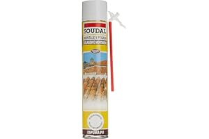 Soudal-M276615 mousse de polyuréthane avec canule tuiles 750 ml