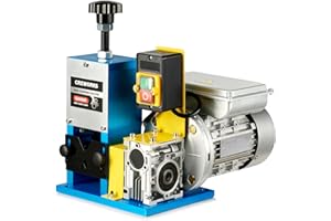 CREWORKS 180W Macchina Spellacavi Elettrica Professionale con 3 Diversi Piastre Foro e 5 Canali per Cavo da Φ1.5mm a Φ25mm Spelafili Sguainacavi Professionale per il Riciclaggio dei Cavi Rimanenti