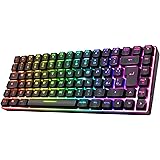 Spirit Of Gamer | Tastiera Gaming Wireless Bluetooth RGB | Layout Italiano QWERTY | Mini Keyboard Compatta TKL 65% | Tasti Se