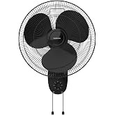 Havells Gatik Pro 400mm Wall Mount Fan|RPM: 1350|Double string for Speed & Oscillation control | Thermal Overloaded Protected Motor | 100% Copper Wire
