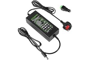 LXLQZXW 24V 3A Power Supply Adapter Converter AC 100V~240V to DC 24 Volt 3 Amp 72W Transformer with 5.5x2.5mm Plug for 5050 3528 LED Strip Light 3D Printer LED Driver CCTV Security System LCD Monitor