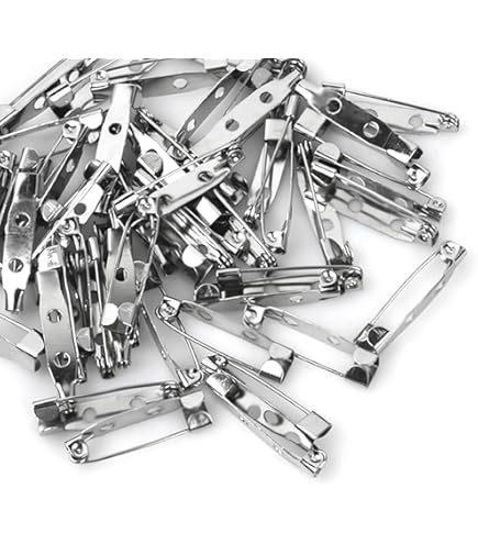 Set Per 250 Spille 25 Mm - Lato Posteriore Aperto, Chiusura A Fermaglio