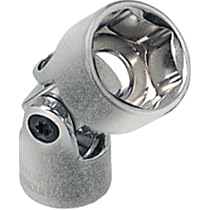 KS Tools 917.3946 3/8" Sechskant-Stecknuss Mit Gelenk, 15 Mm – Chrom Vanadium, Für Handbetätigung