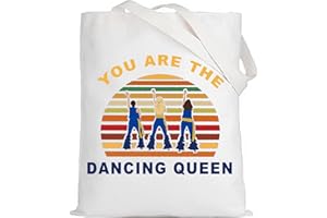 LEVLO Trousse de maquillage avec fermeture éclair « You Are The Dancing Queen » pour les fans de Mamma