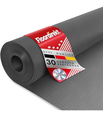 Lileno Home Rubberen ribbelmat, verkocht per strekkende meter, 400 x