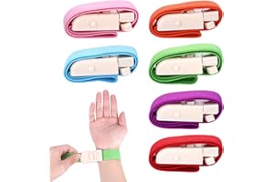 GENZYRE 6 Stück Stauschlauch Blutabnahme, Tourniquet Venenstauer Stauschlauch Personalisiert Stauband Blutabnahme Krankenschwester Zubehör, Blutabnahme Set für Outdoor-Sportarten Wundversorgungen