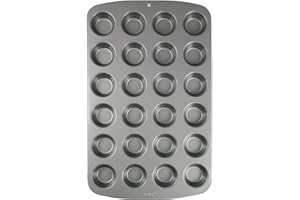 PME CSB111 Teglia Antiaderente, Carbonio, Grigio, 24 Muffin Piccoli