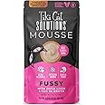 TIKI PETS Cat Special Mousse Wet Cat Food Healthy Digestion Duck Liver and Egg in Broth 12 Pouches, 2.4 oz.