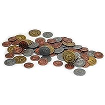 Stonemaier Games Viticulture Metal Lira Coins – Hochwertige Metallmünzen Als Spiel-Zubehör