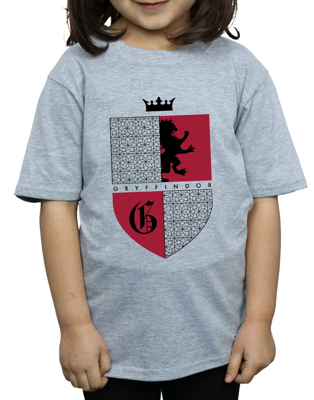 Absolute-Cult-Harry-Potter-Mdchen-Gryffindor-Shield-T-Shirt