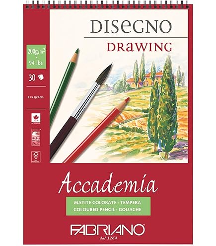 Fabriano Bloco de esboço Schizzi, 90 gsm, 20 x 28 cm, 120 folhas