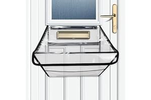 ANNMORE Letter Box Catcher Door Letterbox Cage Front Door Post Catcher for Letters Small Parcels, Universal, Easy Install, Dog-Proof
