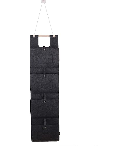 Portaoggetti Amazon Da Appendere Organizer Da Appendere Con 3 Tasche - Bianco, 60x20 Cm, In Tessuto, Per Porta O Parete, Salvaspazio Organizer Salvaspazio 3 Tasche