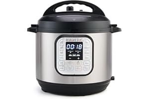Instant Pot Duo 6QT(5.7L) 7-in-1 Electric Pressure Cooker, Multi Pot, SS304 Stainless Steel Inner Pot, Slow Cook, Rice Cooker, Steamer, Sauté, Yogurt Maker & Keep Warm, 13 customizable programs, 230V