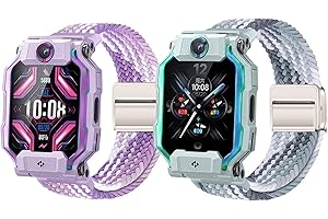 Gittos 2-Piezas Correa Compatible con imoo Watch Phone Z7/Z6/Z1 Niños Sport Pulsera para Chica Chico