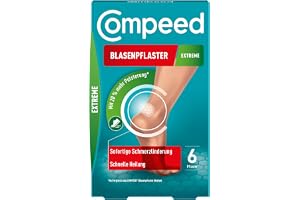 Compeed Extreme Blister Plasters - Hydrocolloid-plasters för extra stark hälblisterskydd - 6-pack