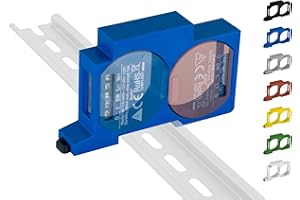 SHELLY HUTSCHIENENHALTER PW3D Shelly 1/1PM - Supporto per guida DIN/adattatore Dual DIN Rail bracket (35 mm) (blu (Prime))