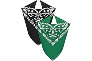 Van Der Rich ® - 2 piezas Bandanas 100% Algodón para Hombres Mujeres
