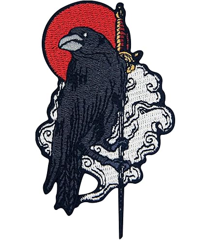 The Waves And Heart Patch Embroidered Applique Badge Iron