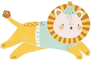 ‎LIBETUI 20er Pack bunte Servietten Löwe Leo Feier Party Servietten Deko Geburtstag Kinder Erwachsene Servietten Safari Dschungel Löwe Leo