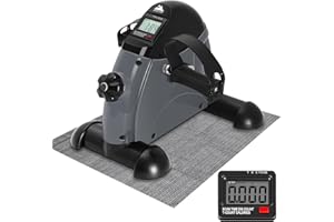 ‎EVOLAND EVOLAND Heimtrainer Mini Fitnessbike Rehabilitations Pedaltrainer Arm und Beintrainer mit LCD Display, Hometrainer Fitnessgerät für Zuhause Büro