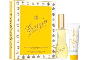 Giorgio Beverly Hills, Coffret Parfum Duo, Eau de Toilette pour Femme (90 ml) et Lotion Parfumée pour le Corps (50 ml), Senteur Florale, Poudrée et Intense, Parfum de Luxe