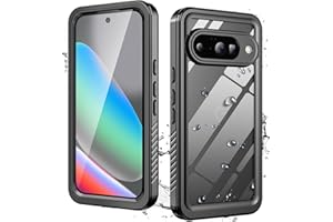 EZANMULL für Google Pixel 10 wasserdichte Hülle mit integriertem Kamera- und Displayschutz, [IP68 wasserdicht] [Militärischer Fallschutz], 360° Vollschutz-Unterwasserhülle für Google 10 (Schwarz)