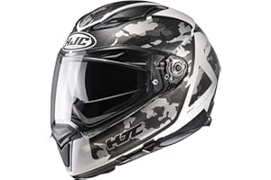 HJC HELMETS HJC pełny kask motocyklowy F70 Katra MC10SF czarny biały L