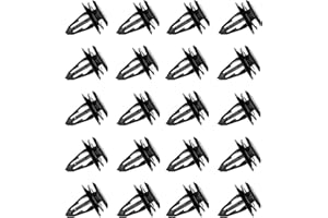 FUZVOL 20 PCS Car Retainer Clips Set, Tailgate Rod Handle Clips for MG ZS Accessories Rear Boot Cover & Parcel Shelf Cord Clips, Secure Fit Easy to Install (Black)