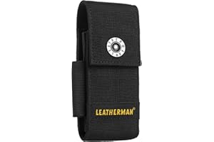 Leatherman Funda de Nylon con Bolsillos - para Charge, Crunch, Rebar, Rev, Skeletool, Wave & Wingman