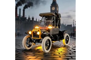 BRIKSMAX 2.0 Belysningsset kompatibelt med Lego Icons Ford Model T 11376 byggsatser - Originala LED-belysningsset (endast til
