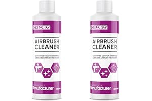 McKLords - Airbrush Cleaning Solution | Acrylic Paint Cleaner for Airbrushing and Restoration - (2 x 250ml)