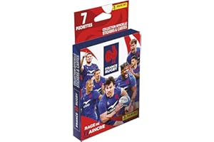 Panini Rugby Equipe de France-Rage de Vaincre Blister 7 Pochettes, 004729KBF7