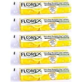 Florex B&uuml;zg&uuml;l&uuml; Limon Kokulu Orta Boy &Ccedil;&ouml;p Poşeti X 5 Rulo