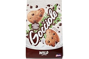 Pavesi Biscotti Gocciole Cioccolato Wild Integrali, Biscotti da Colazione - 350 gr