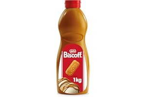 Biscoff - Sweet Spread Topping - Caramelised biscuit flavor - Vegan - No colours or added flavours - 1L, Packaging May Vary
