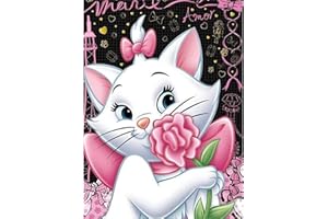 5D Diamond Painting Kit, Peinture 5D Diamant Complet 5D Bricolage Diamant Peinture Chat pour Décoration Maison Bureau 30x40cm