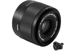 VILTROX 35mm F1.7 E Mount APS-C Autofocus Objectif,AF 35mm f/1.7 E Objectif à Focale Fixe avec Grande Ouverture pour Sony FX3 A7C A7RII A7SII A7II A7RIII A7IV A7RIV A9 A1 ZVE1 A93 A6700 A6600 A6500
