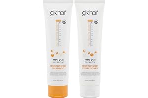 GK Hair Global Keratin Fuktgivande schampo & balsamset (100ml / 3.4 Fl Oz) För färgskador Torra Lockiga Ekologiska Paraben Sulfatfri