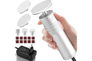 ‎KREDIOO Electric Callus Remover Feet 2 in 1 Adjustable Speed Callus Remover Electric with 4 Nano Glass for Dead Skin & Callus for Foot and Hand Care