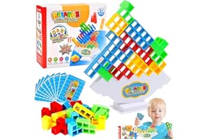 KFDDRN Tetra Tower Balance, gra balansowa, gra logiczna o nazwie Tetris Tower Balance dla dzieci i dorosłych, gra myśląca, klocki konstrukcyjne, inteligencja (32 bloki), KFDDRN-0810001