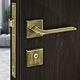 Plantex Premium Door Lock with 3 Years of Warranty/Main Door Lock for Home/Mortise Lock for Door - Main Door Lock Set(7105 - Brass Antique)