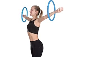 HOOPOMANIA Arm Hoop [2 Piezas] Hula Hoop de Brazos para Entrenamiento de Brazos en ángulo con Espuma