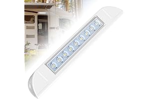 ‎TRUSTWHEEL TrustWheel 12V LED Awning Caravan Awning Light LED 12V Outdoor IP67 Waterproof DC12-24V 4W 6000K 550lm for Motorhome Awnings Boats Lighting LED Outdoor Light Caravan Accessories