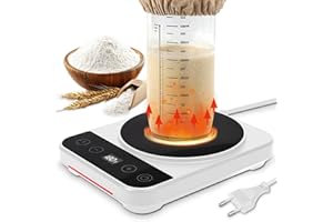 MUMISUTO 2025 Scaldabagno per Pasta, Scaldavivande per Pasta, per Cucina Controllo Termostato di Precisione da 70 a 100 °F, Ideale per Cottura a Casa e Fermentazione, Scalda-tazze da caffè