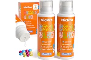 Nicpro 2 Pack Large Jigsaw Puzzle Glue 8oz / 240ml with Applicator, High Gloss & Quick Drying and Non-Toxic, Diamond Painting Sealer for Art Craft Puzzle 1000/2000/3000/5000 Pieces