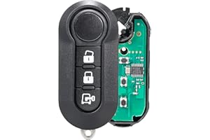 433 MHZ 3 boutons de clé de voiture système Marelli pour Fiat Ducato Doblo 500L Punto Bravo Panda Citroen Nemo Relais Jumper Iveco Ford Ka Vauxhall Combo Peugeot Coque de clé télécommande PCF7946 puce