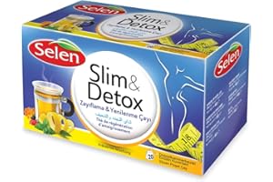 Selen Slim & Detox Thé thé aux herbes, 20 Individually Wrapped Tea Bags