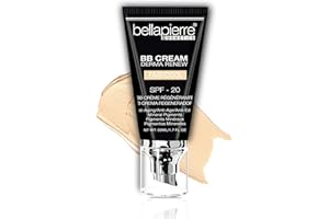 BELLAPIERRE COSMETICS Bellapierre BB Crème SPF 20 | Correcteur, fond de teint et hydratant | Non toxique et sans paraben | Applicateur à pompe – 50 grammes - Fair Cool