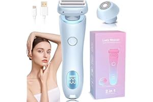 RUILEYOU Skin Glow Nano Rasierer, 2024 Neu Skin Glow Pro Rasierer, Divanity Rasierer, Divanity Skin Glow Rasierer, Skin Glow Pro Nano Rasierer, Skinglow Pro - Nano Rasierer, 2-in-1 Wechselklinge, UBS (Blau)